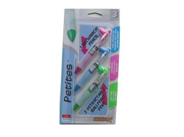 BOLIGRAFO BALL POINT MINI X 3 & LAPIZ MECANICO 0.7 B/P