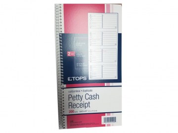 LIBRETA PETTY CASH CARBONLESS