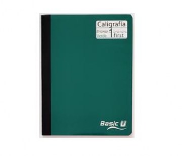 LIBRETA CALIGRAFIA 200 PAG COLORES FIRST BASIC-U