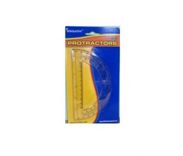 TRANSPORTADOR PLASTICO CLEAR 6’’ B/P